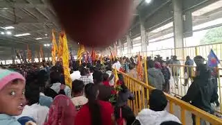 Lakhdater ground shri khatu shyam ji more crowd vary long line khatushyamji ❤️💕#viralvideo 