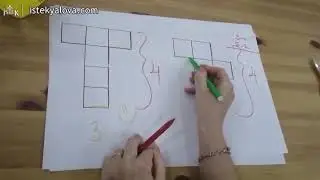 Açınımı Verilen Küpü Oluşturma  #Matematik