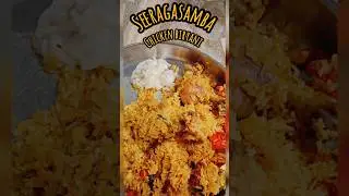 #food #cooking 2day my husband special #seeragasambabiryani for 50 youtube family🍗🐔 Thank you all❤️🫰