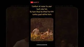 Tumhari ek nazar ka asar Whatsapp Status Shayari | #shayari #status #whatsappstatus #shorts #viral