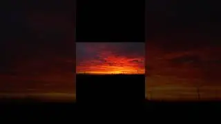 View Of Sunset With Dramatic Sky #shorts  #sunset