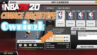 Change Archetype NBA 2K20 | jd mod menu | ownin2k
