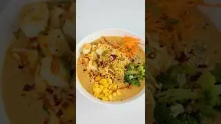 Maggi Ramen Bowl Recipe 🍜#shorts #maggi #ramen #ramenbowl #instantramen #maggirecipe #noodles