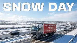 Водитель большегрузного автомобиля. Доставка в снег ❄️🌨