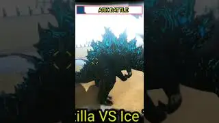 Godzilla's Battle # 1 [Godzilla VS Ice Titan & Gamma King Titan] #Shorts