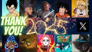 THANK YOU FOR EVERYTHING!! MY TOP TEN X (TWITTER) FOLLOWS!! HAPPY NEW YEAR!!!