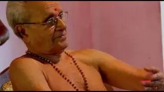 Kathakali practice under master Madavoor Vasudevan Nair