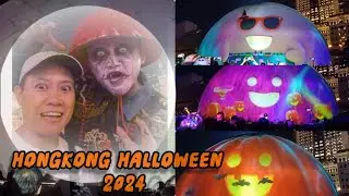 HONGKONG HALLOWEEN 2024 | HONGKONG SPACE MUSEUM 3D CCELESTIAL PROJECTION  #halloween2024 #bigpumpkin