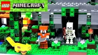 LEGO Minecraft 21132 Храм в Джунглях Обзор
