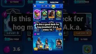 Is it good? #ClashRoyale #ClashRoyalehelp #Supercell #Gaming #MobileGaming #Clash #deck