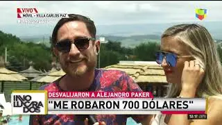 Villa Carlos Paz: Desvalijaron al actor Alejandro Paker