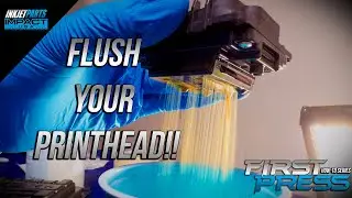 How to Flush your DTF I3200 Printhead! / / First Press