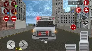 Ambulance City Rescue Simulator &ndash; 911 US Emergency Ambulance Driving 3D! - Android Gameplay
