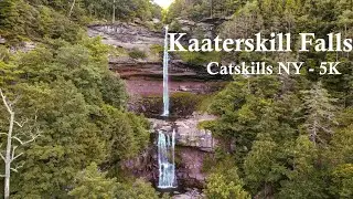 Katterskill Falls Cinematic Video 5K | Best waterfall in New York!