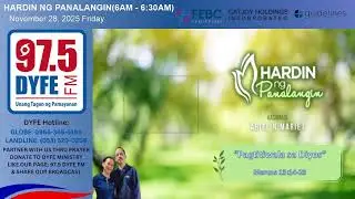 HARDIN NG PANALANGIN   _  “Pagtitiwala sa Diyos sa Gitna ng Krisis”(Marcos 13:14-23) 🙂