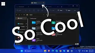 Вкладки проводника Windows 11 &mdash; перетаскивание (2023)
