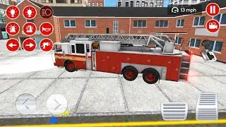 Fire Truck Driving Simulator 2020   fire games   Android Gameplay