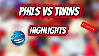 Phillies vs Twins highlights ⚾️
