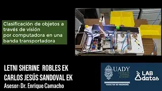 Clasificación de objetos a través de visión por computadora en una banda transportadora