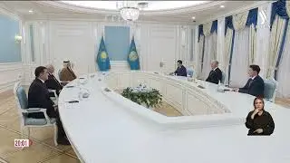 К.Токаев принял президентов IWF и AWF | Jibek Joly news