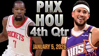 Phoenix Suns vs Houston Rockets 4th Quarter Part 2 Highlight - JAN 5, 2026