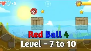 Red Ball 4 Level 7 to 10