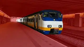 Mensen zijn n&eacute;t te laat voor trein | SGMm 2975 en 2143 vertrekken als Intercity uit Utrecht Centraal
