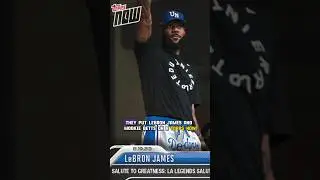 Lebron James has a baseball card now..