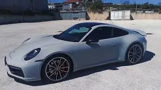 Porsche 911 S (992) KPMF Gloss Chalk Grey Wrap