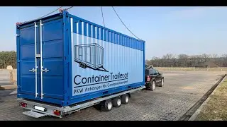 ContainerTrailer.at - PKW Anh&auml;nger f&uuml;r Containertransport. Containertransport mit PKW.