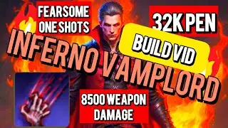 ESO 🔥FIRE RAINS🔥 Inferno VampLord One Bar Nightblade PVP Build