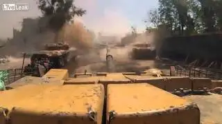 Syrian tanks attack rebel controlled area