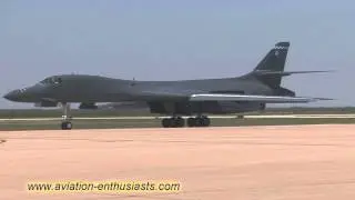2012 Dyess Air Force Base Big Country Airfest B-1B Lancer compilation video