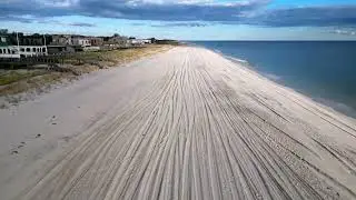 Fire Island Pines Beach: November 2023 Aerial View