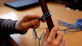 Feuerwehr Knoten die Doppelschlinge/ Doppelter Ankerstich