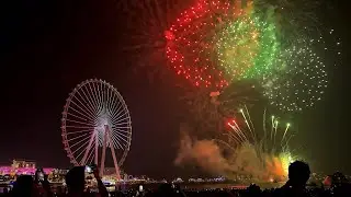 UAE National Day 54 Fireworks at JBR Beach | Dubai Marina