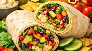 Street Style Veg Wrap Rolls | Easy & Tasty Homemade RecipeVeg Wrap Rolls Recipe 🌯  😊