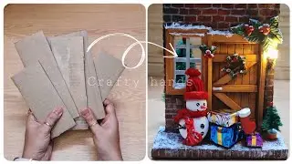 Create a Magical Christmas Doorstep with Miniatures | Art and craft | Crafty hands