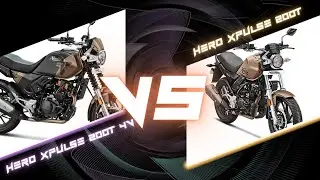 hero Xpulse 200t vs hero Xpulse 200t 4v  ex showroom price mileage top speed #hero #rkbikecompare