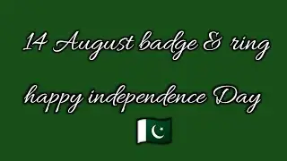 independence Day badge and ring|14aug crafts|glitter foam sheet craft ideas