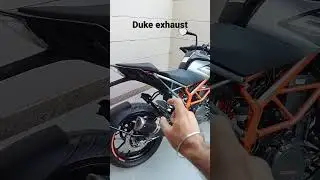 ktm Duke 250 vs Duke 200 exhaust #shorts