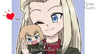 Jenya Davidyuk (Klara) - Katyusha / Катюша (Lyrics)
