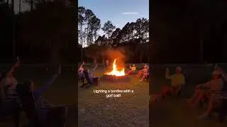 The ideal way to start a bonfire 🔥