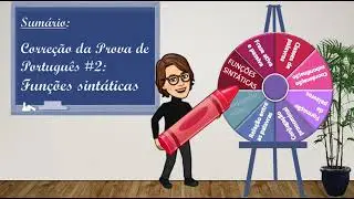 Funções sintáticas | TUDO CERTO?