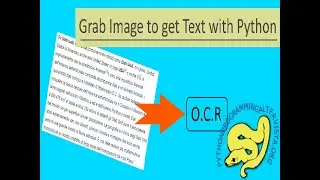Grab Image to Text OCR in Python