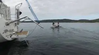 B&aring;tsystem - Crane for the outboard