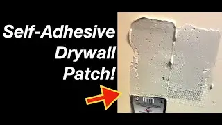 Self-Adhesive Drywall Patch! Easy Drywall Repair!