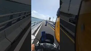 Бали, платная скоростная дорога над океаном #bali #road #ocean #bike #bikelover #motorcycle #байкер
