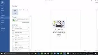 Design Cover Page Blank Page | Insert Menu In Microsoft Word
