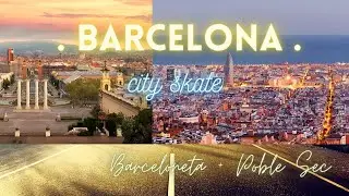 Barcelona, Spain 2022 | Inline Skating Tour of the City (perfect speed!)